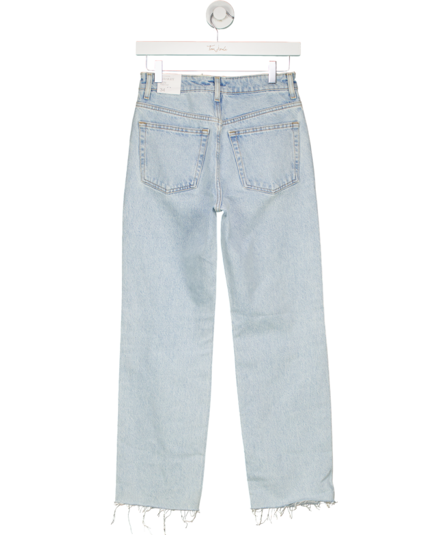 MANGO Blue Irene High Waist Jeans UK 6