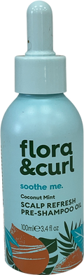 Flora curl Coconut Mint Scalp Refresh Pre-shampoo Oil 100ml