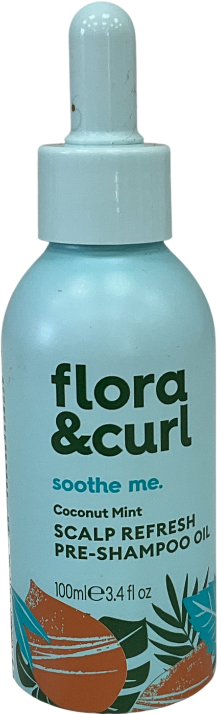 Flora curl Coconut Mint Scalp Refresh Pre-shampoo Oil 100ml