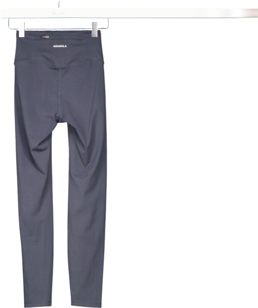 Adanola Seam Detail Zip Pocket Leggings - Dark Grey UK XS