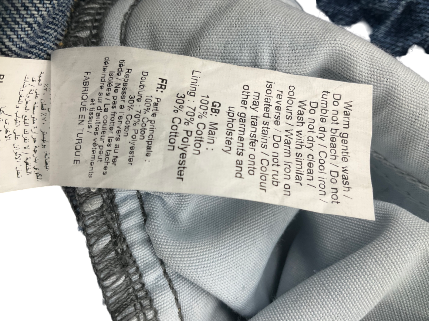 New Look Blue Adalae Wide Leg Jeans UK 8