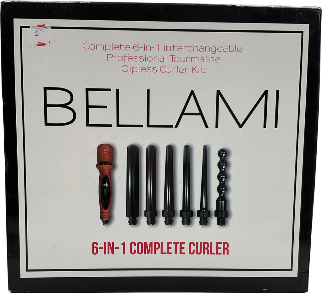 bellami 6 In 1 Tourmaline Curlers One size