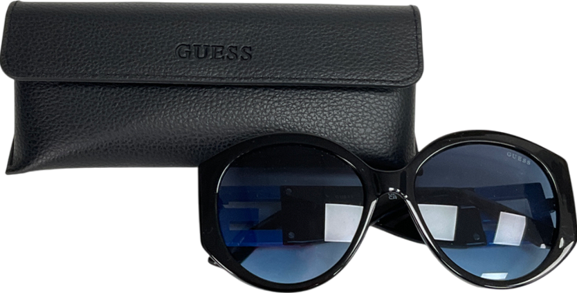 Guess Black And Blue Sunglasses One Size
