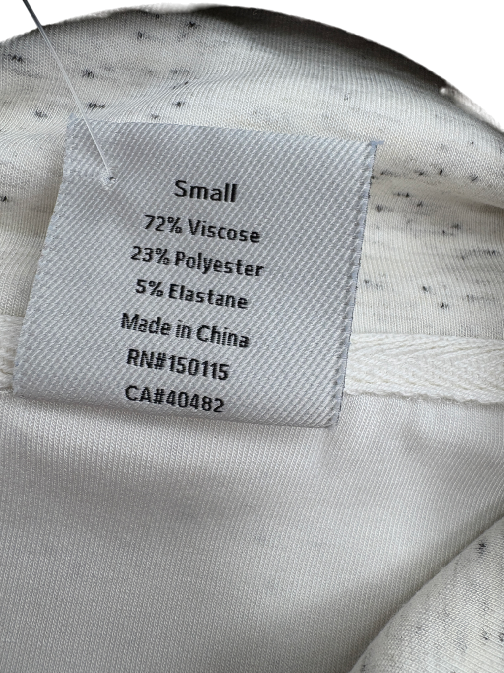 Varley Grey DoubleSoft Hawley Half Zip Sweat UK S