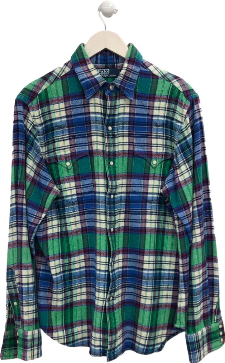 Ralph Lauren Multi-colour Plaid Button-Up Shirt UK M
