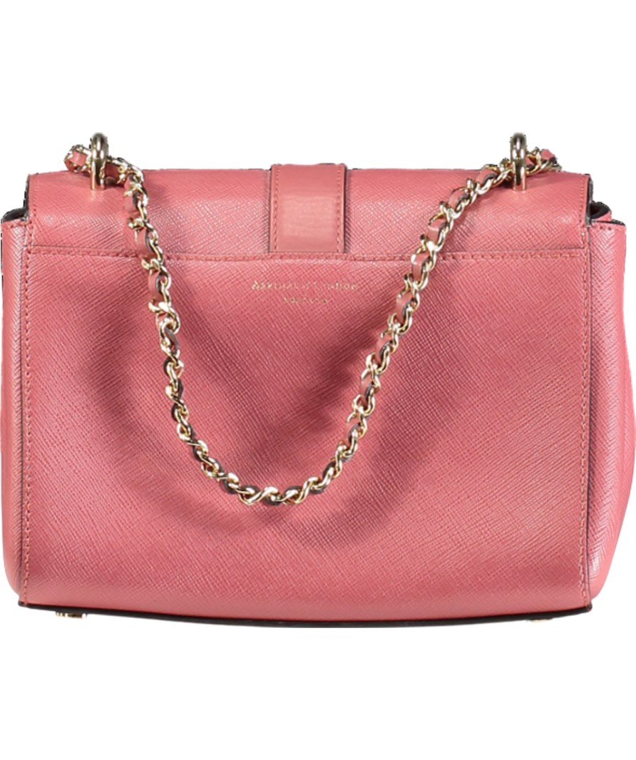 Aspinal Of London Pink Leather Lottie Bag
