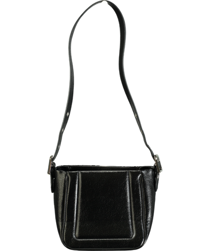 Charles & Keith Black Petra Boxy Bucket Bag