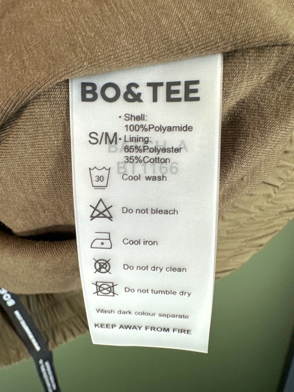 Bo & Tee Brown Sporty Jacket S/M