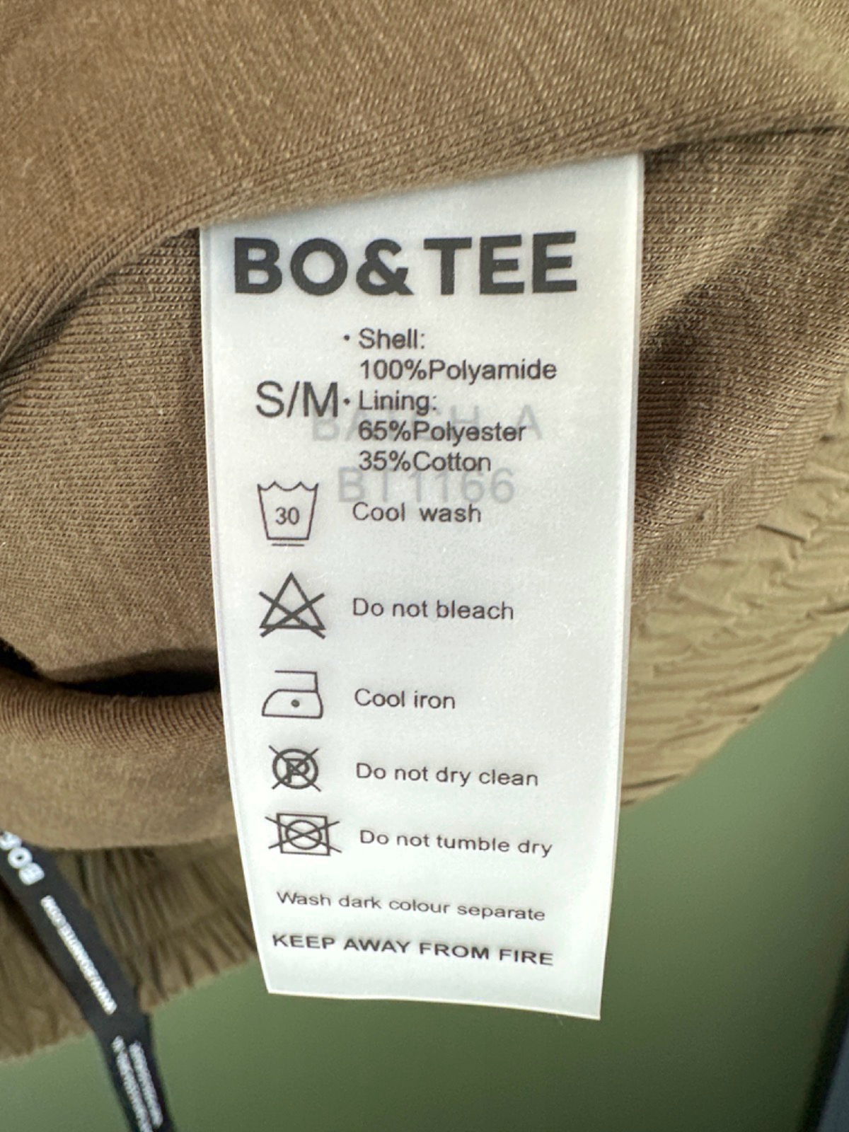 Bo & Tee Brown Sporty Jacket S/M