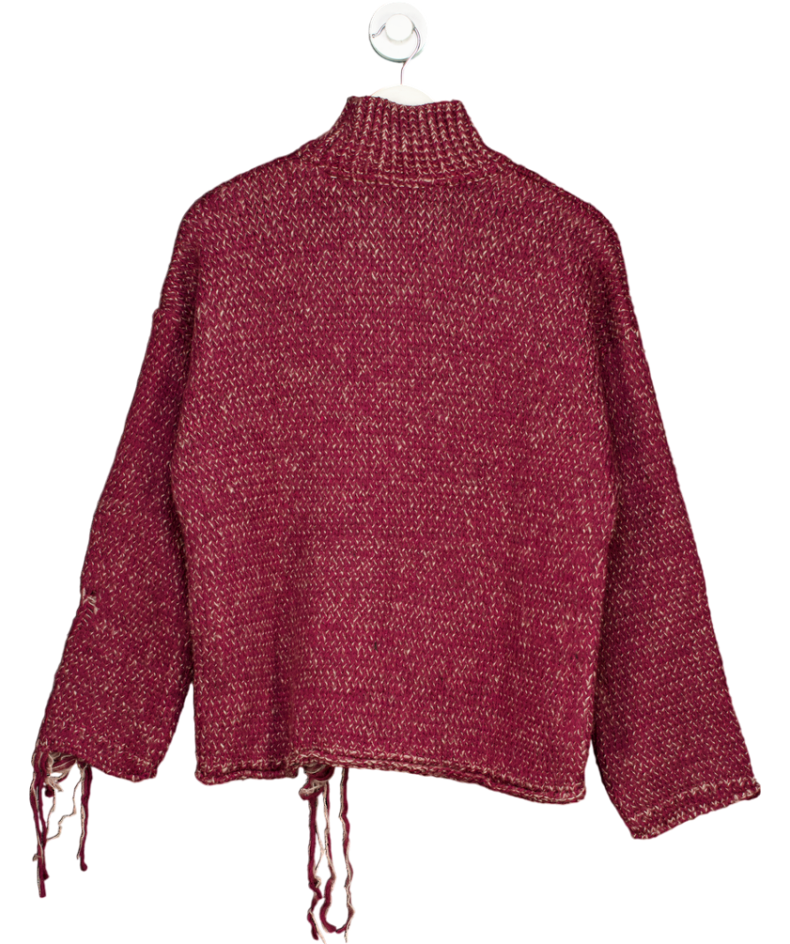 Urban Outfitters Red Undone Knit Jumper UK XS