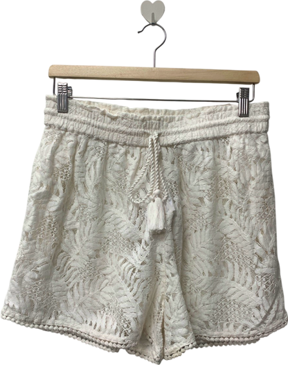 Accessorize White Lace Shorts UK 12-14