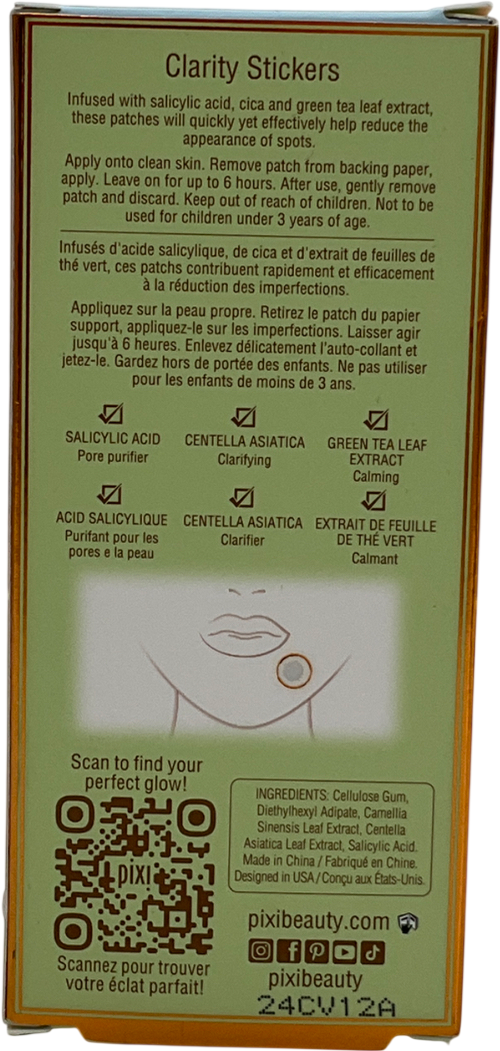 Pixi Clarity Salicylic Acid Blemish Spot Stickers (24 Patches) 24 patches