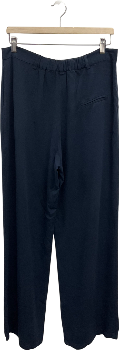 naz Blue Tencel Trousers UK L