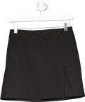 Sunday best Black Poly Chiffon Flounce Mini Skirt UK 4