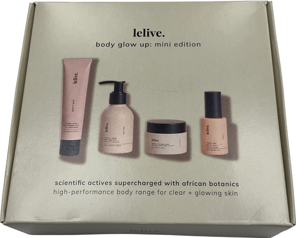 lelive Body Glow Up: Mini Edition | 4-piece Gift Set