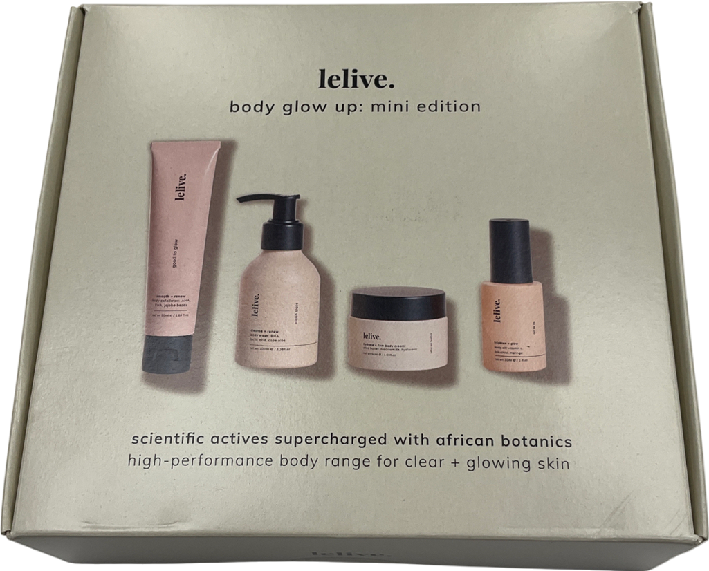 lelive Body Glow Up: Mini Edition | 4-piece Gift Set