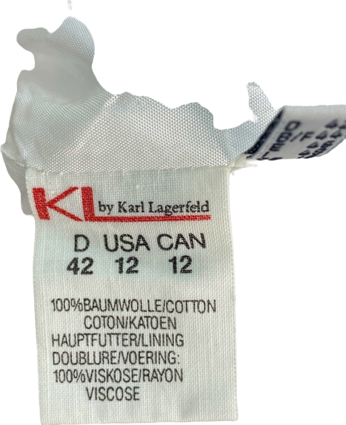 KL by Karl Lagerfeld Blue White Striped Dress UK 16