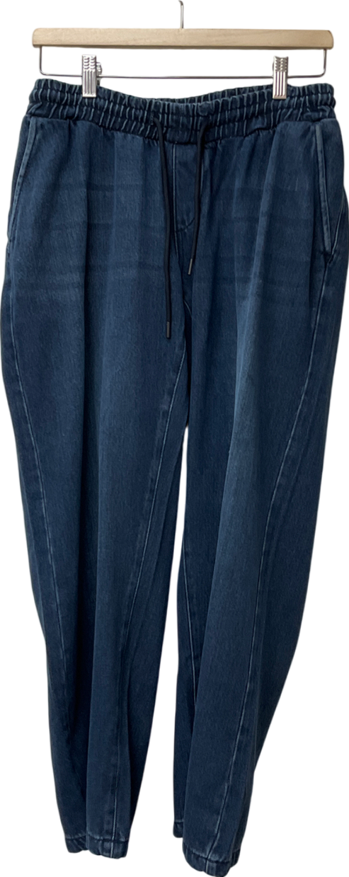 Seraphina Blue Chambray Denim Trousers UK 10