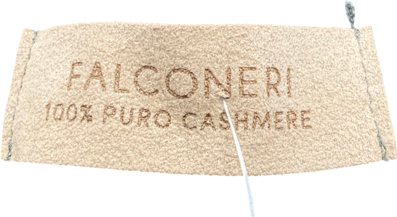 Faconeri Green Round-neck Ultrafine Cashmere Jumper UK M