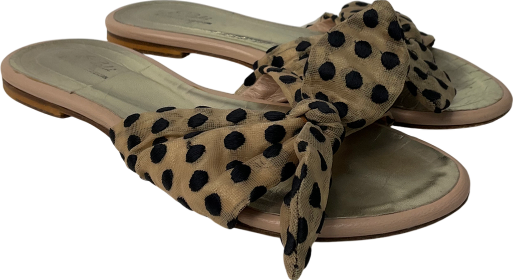 a piedi Brown Awe Polka Dot Shoes UK 5 EU 38 👠
