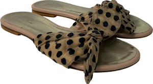 a piedi Brown Awe Polka Dot Shoes UK 5 EU 38