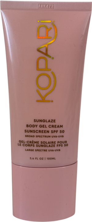 Kopari Sunglaze Body Gel Cream Sunscreen Spf50 100ml