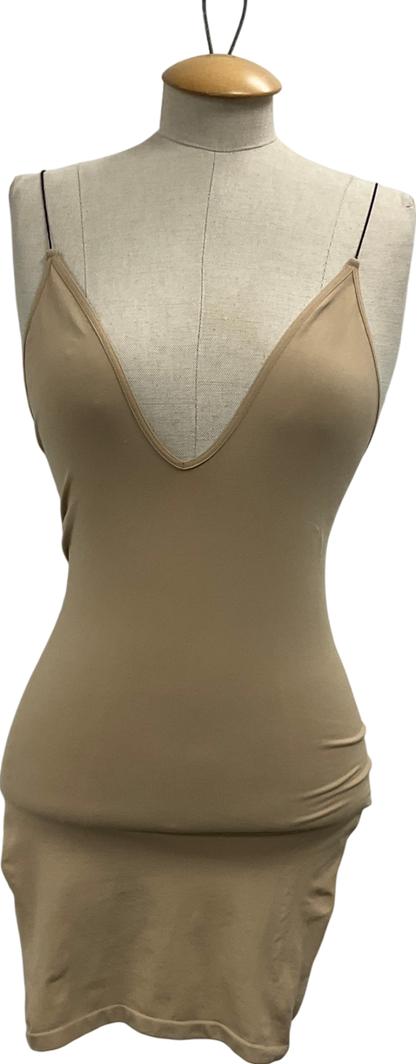 Free People Beige Intimately Seamless High Platform Slip In Nude UK S