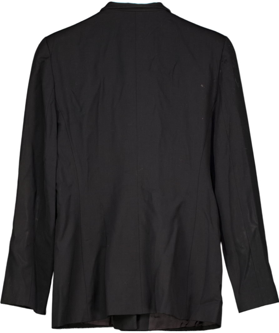 Emporio Armani Black Essentials Single-breasted Blazer UK L