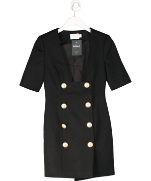 Misha Black Kira Blazer Mini Dress UK 8
