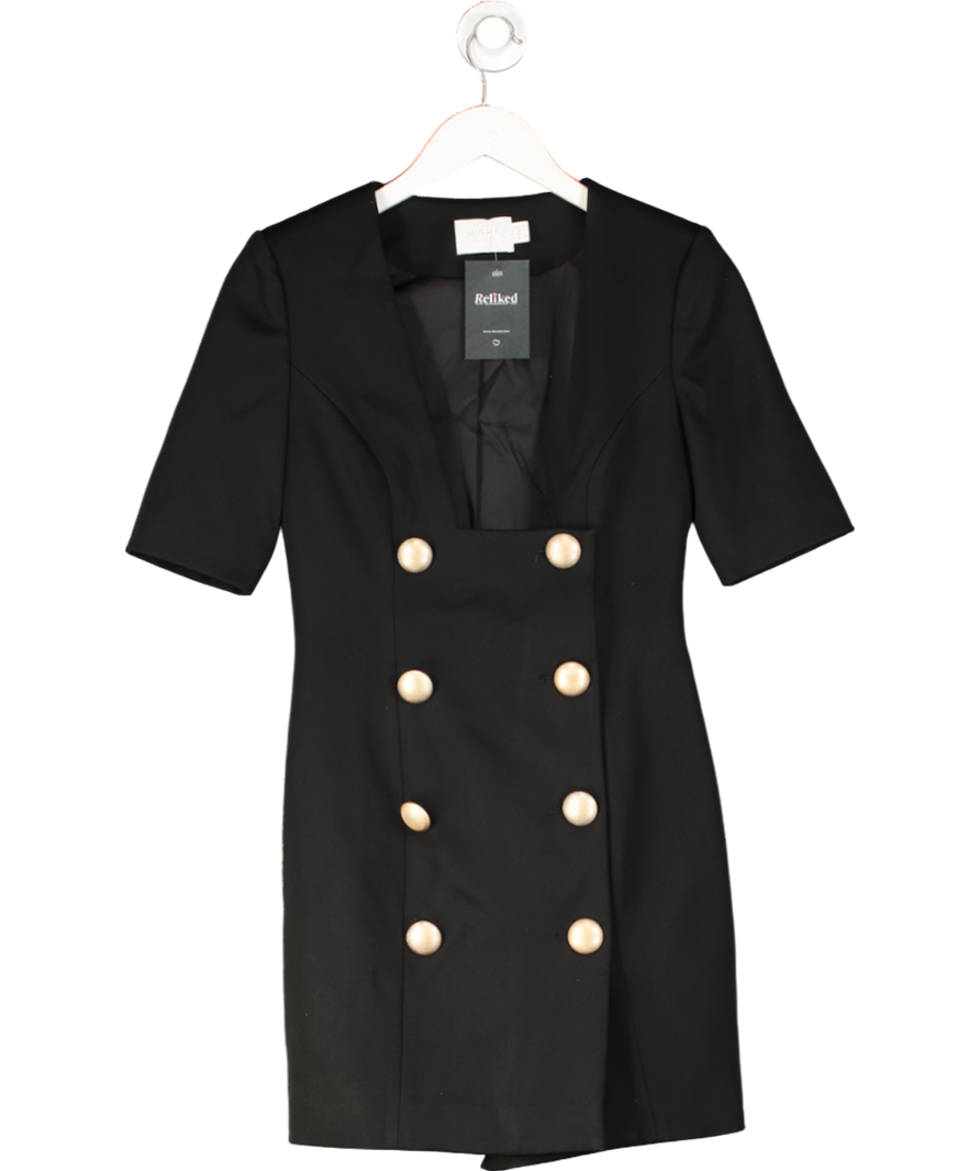 Misha Black Kira Blazer Mini Dress UK 8