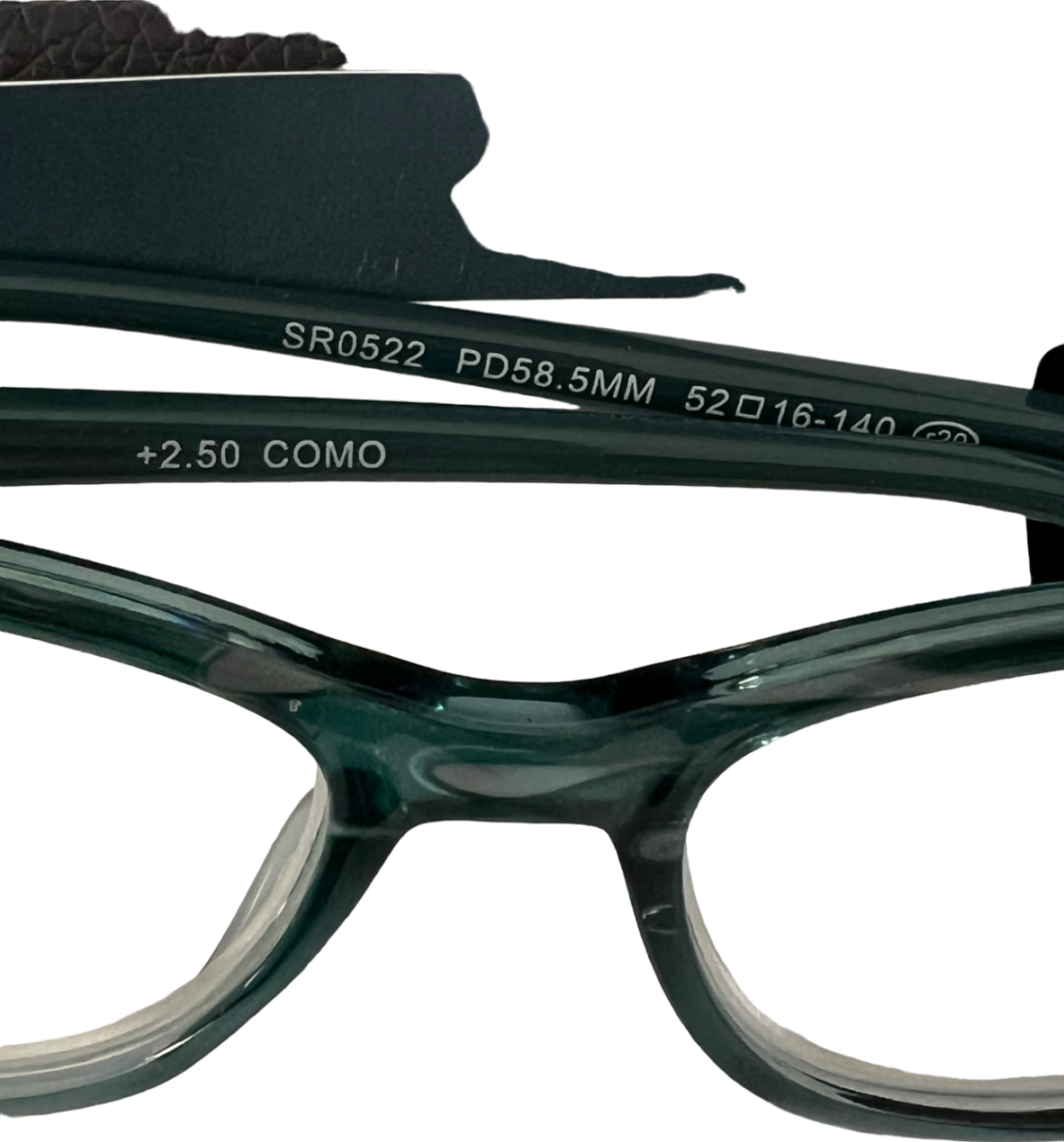 Foster Grant  Como Lenses Reading Glasses  Green +2.5