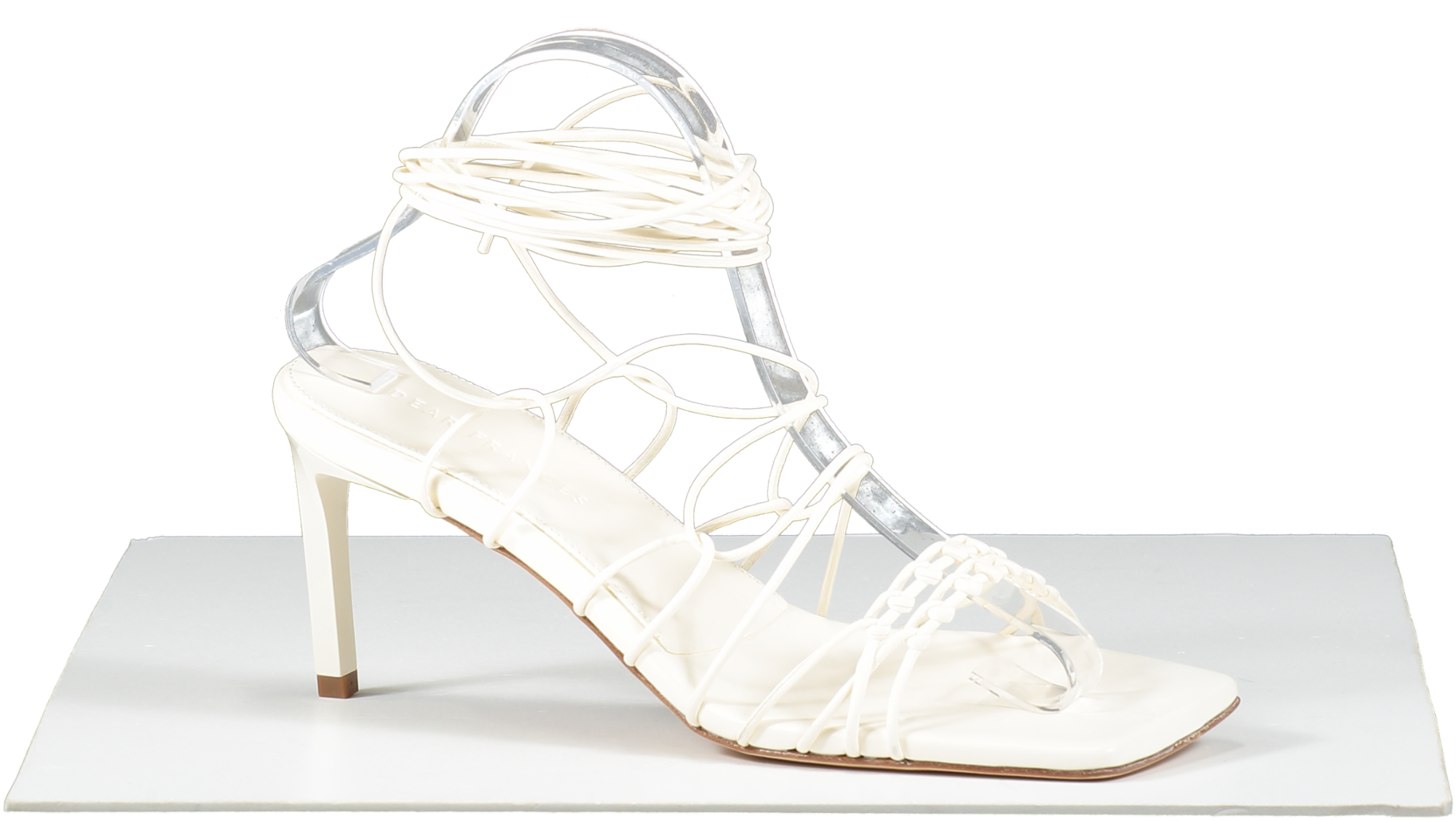 Dear Frances Cream Strappy Heels UK 6 EU 39 👠