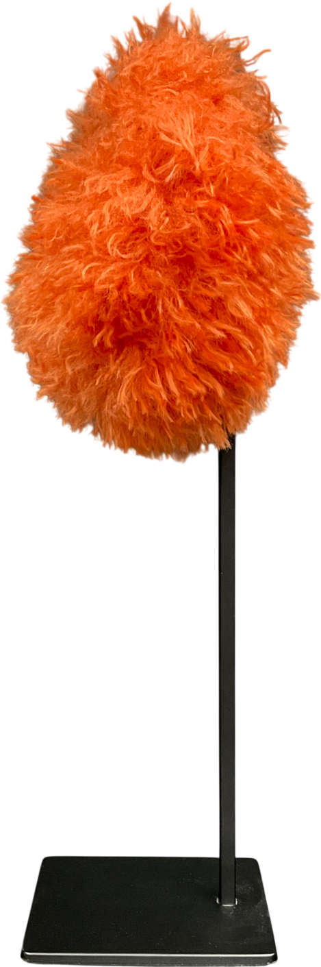 JW PEI Orange Abacus Faux Fur Mini Top Handle Bag One Size