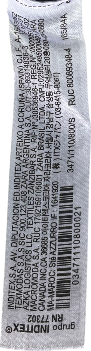 ZARA Black Long Sleeve Off The Shoulder Mini Dress UK S