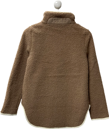 joules Beige Tan Brown Quarter Zip Fleece UK 6