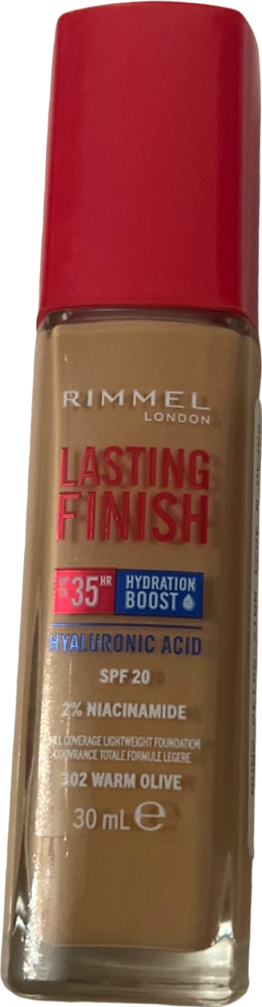 Rimmel London Lasting Finish Hydration Boost SPF 20 Foundation Warm Olive 30ml