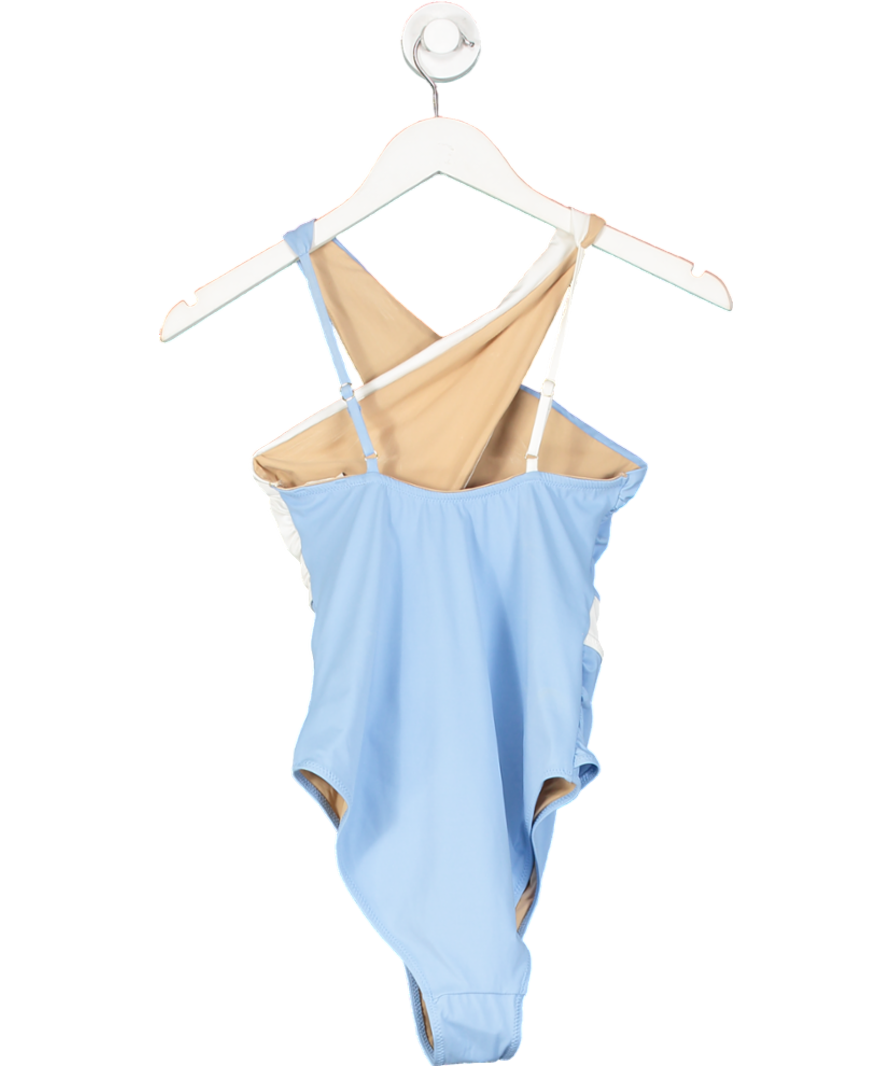 Evarae Blue Cross Neck Swimsuit UK 8