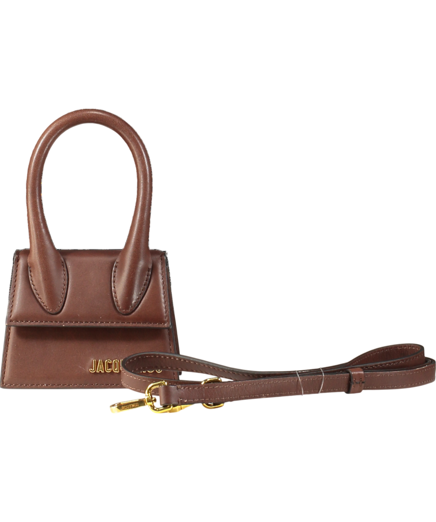 JACQUEMUS Brown Le Chiquito Noeud Leather Cross-body Bag