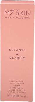 MZ Skin Cleanse & Clarify Dual Action Aha Cleanser & Mask 100ml