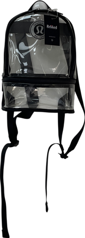 Lululemon White Clear Backpack Mini 10l Logo