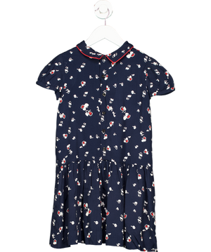 Bonpoint Blue Drop Waist Dress 8 Years
