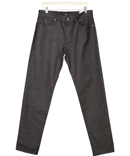 BOSS Grey Maine Regular Fit Straight Leg Jeans W32