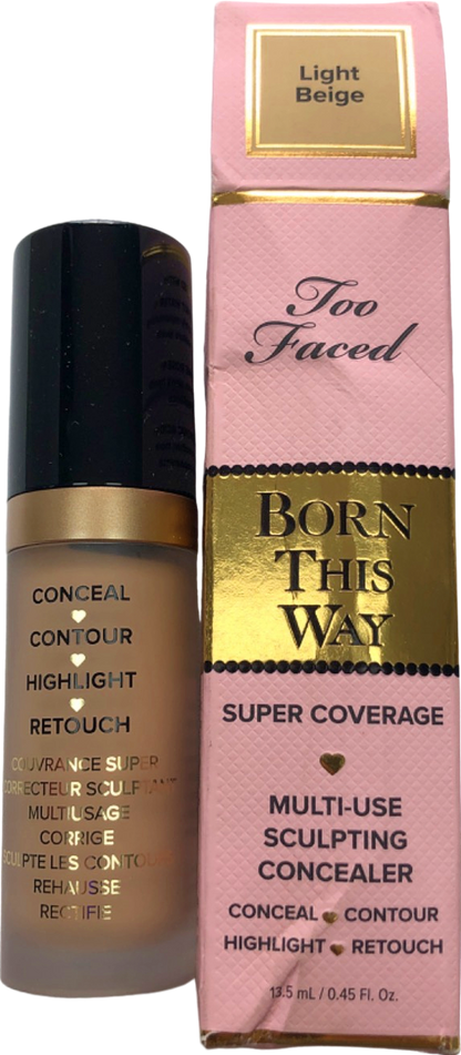 Too Faced Born This Way Super Coverage Multi-Use Sculpting Concealer Light Beige 13.5ml
