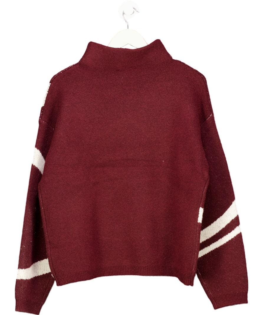 Phase Eight Red Burgundy Supersoft Wool Blend Stephanie Sweater UK M
