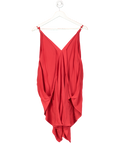 Jan Alghren Red Silk Dress UK 8