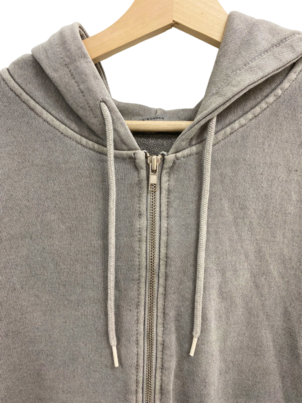 Wit and Wonder Grey Zip-Up Hoodie UK M