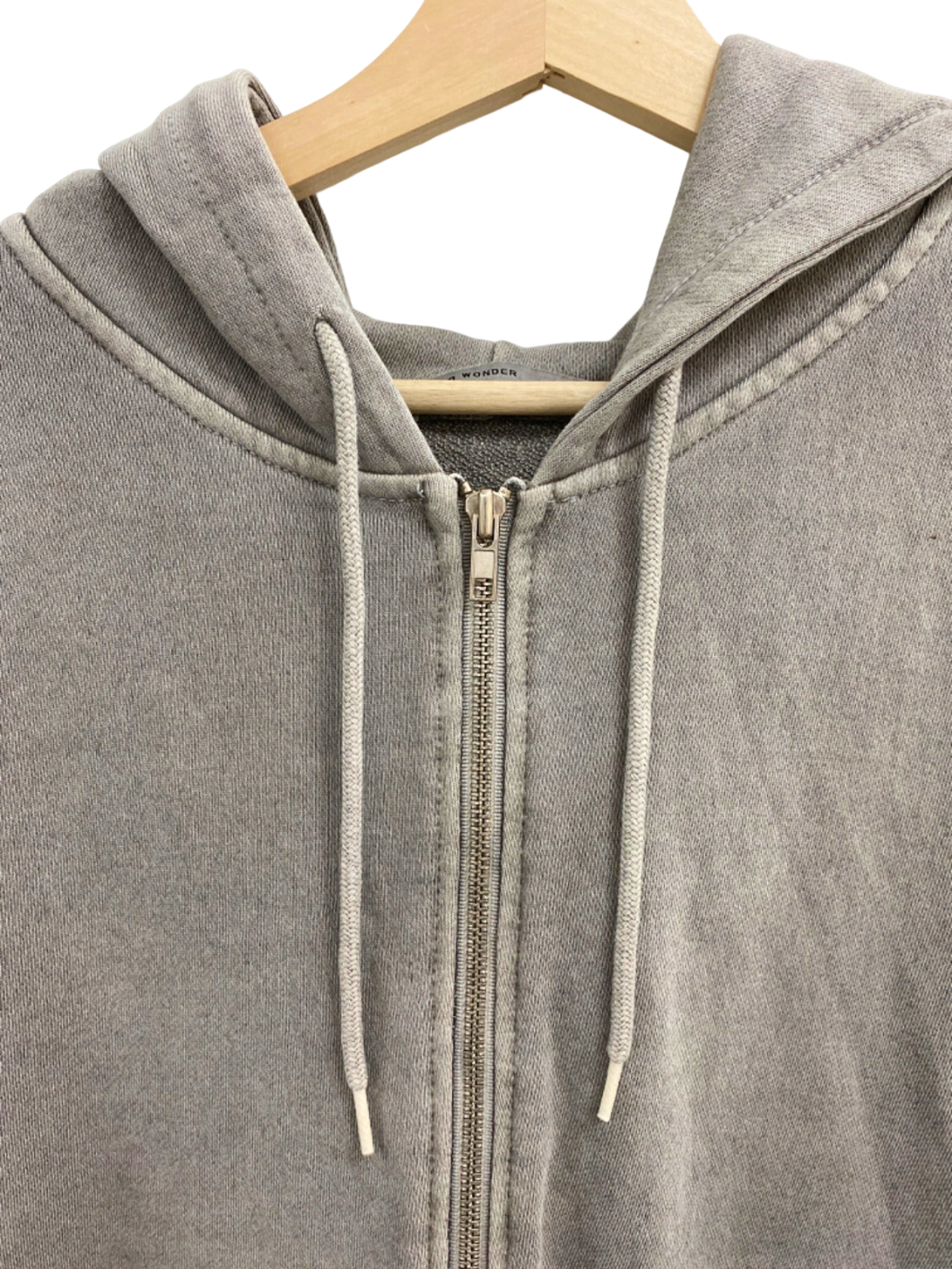 Wit and Wonder Grey Zip-Up Hoodie UK M