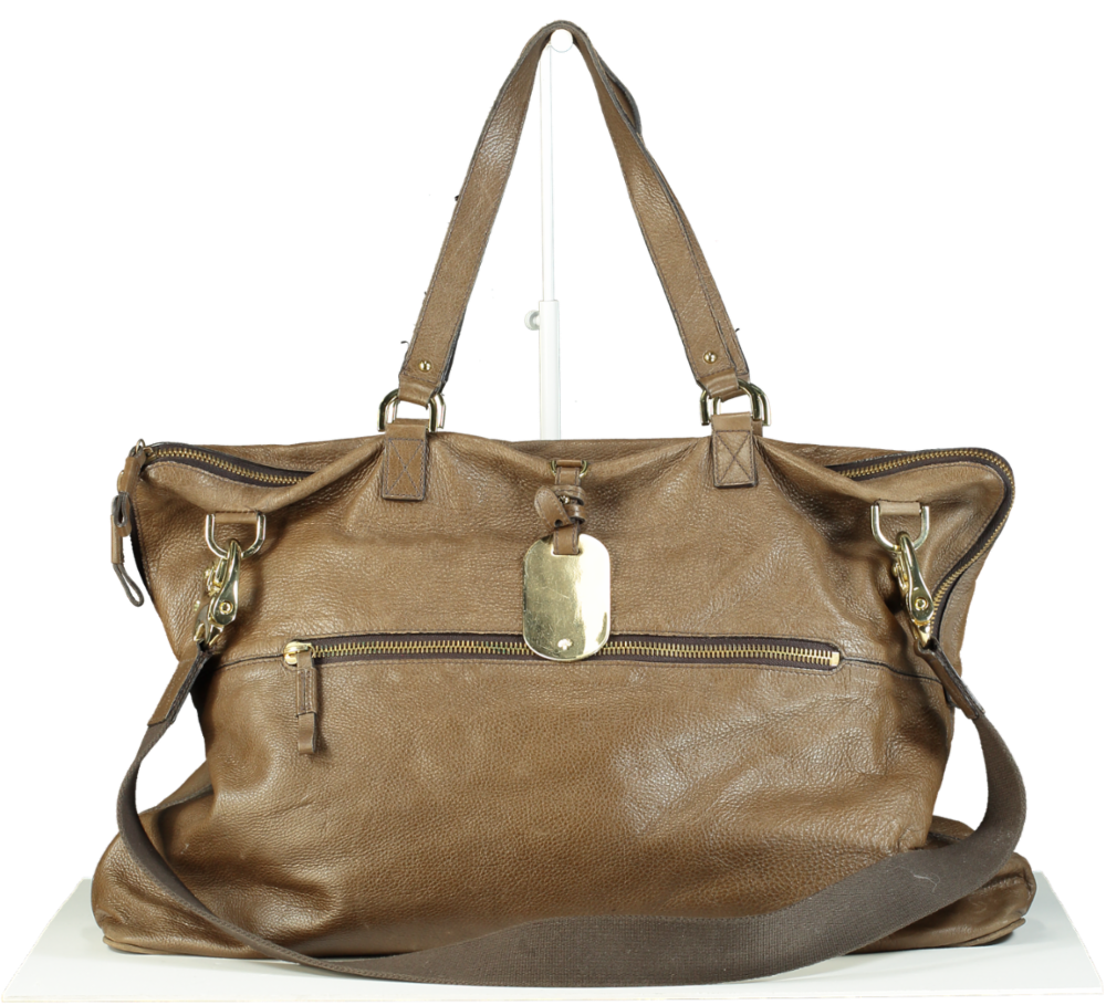 Mulberry Brown Large Shoulder Bag