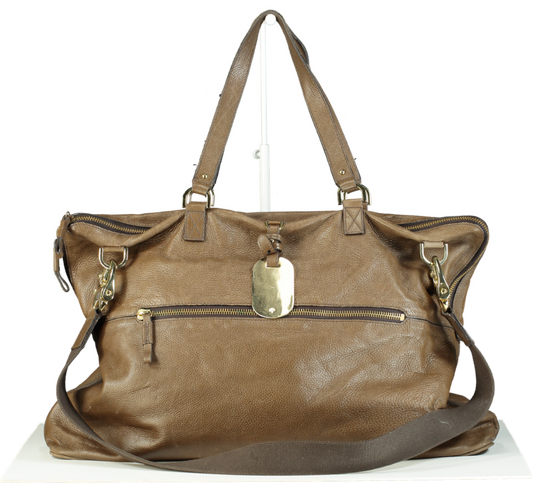 Mulberry Brown Large Shoulder Bag