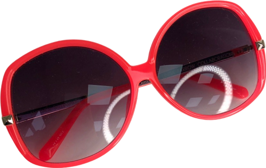 Linda Farrow Red Oversized Sunglasses